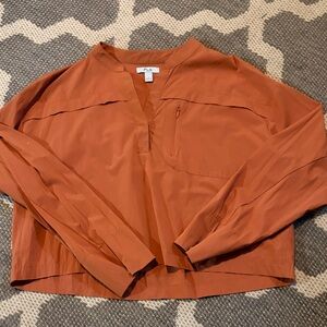 Elegant Rust Blouse by FLX